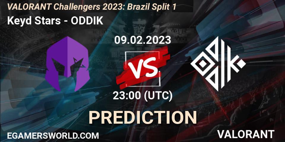 Prognoza Keyd Stars - ODDIK. 09.02.23, VALORANT, VALORANT Challengers 2023: Brazil Split 1