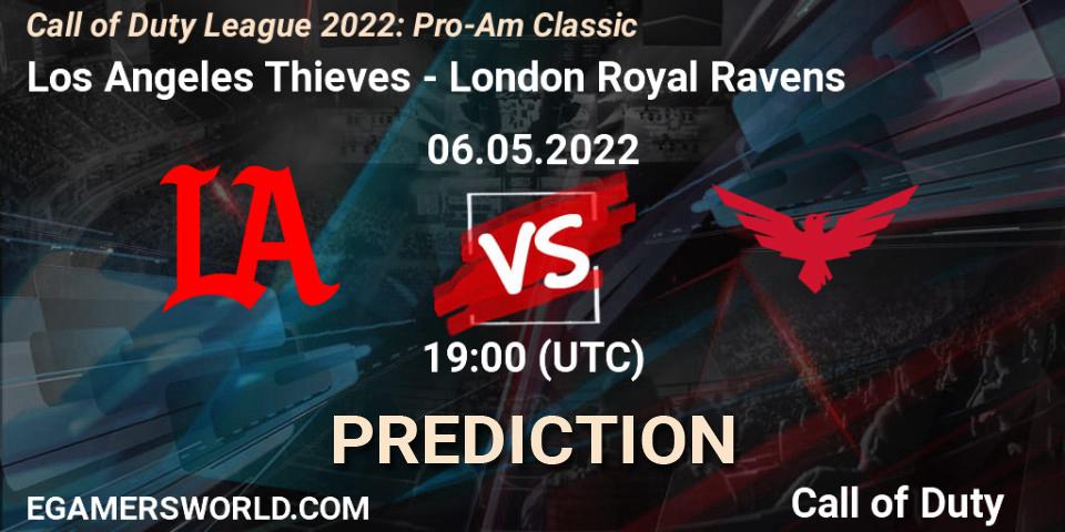 Prognoza Los Angeles Thieves - London Royal Ravens. 06.05.22, Call of Duty, Call of Duty League 2022: Pro-Am Classic