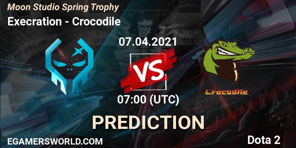 Prognoza Execration - Crocodile. 07.04.2021 at 07:01, Dota 2, Moon Studio Spring Trophy