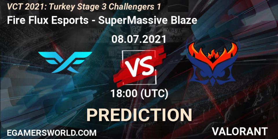 Prognoza Fire Flux Esports - SuperMassive Blaze. 08.07.2021 at 18:15, VALORANT, VCT 2021: Turkey Stage 3 Challengers 1