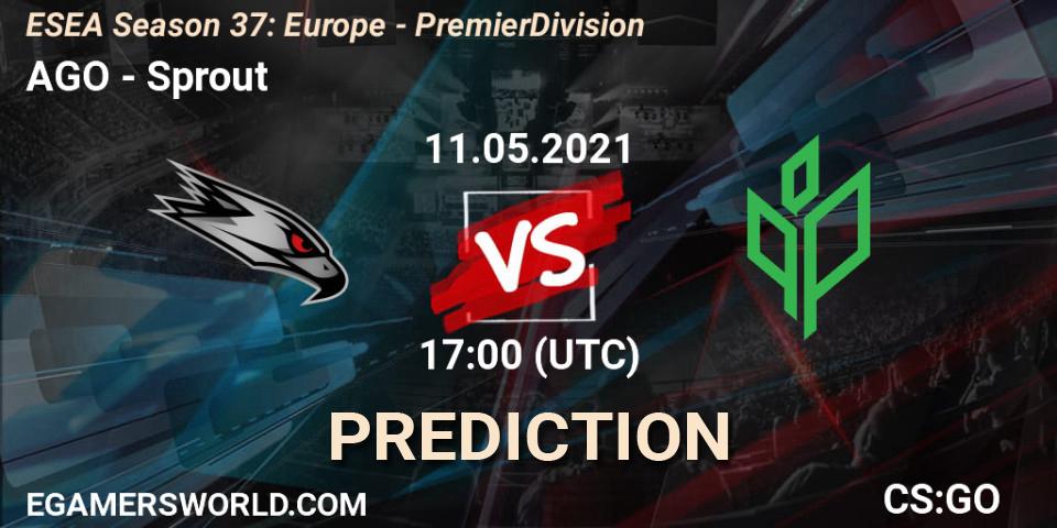 Prognoza AGO - Sprout. 15.06.21, CS2 (CS:GO), ESEA Season 37: Europe - Premier Division