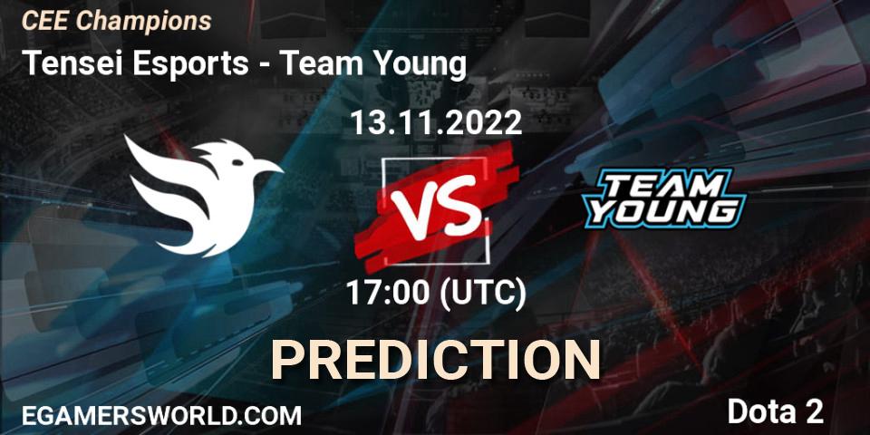 Prognoza Tensei Esports - Team Young. 13.11.22, Dota 2, CEE Champions