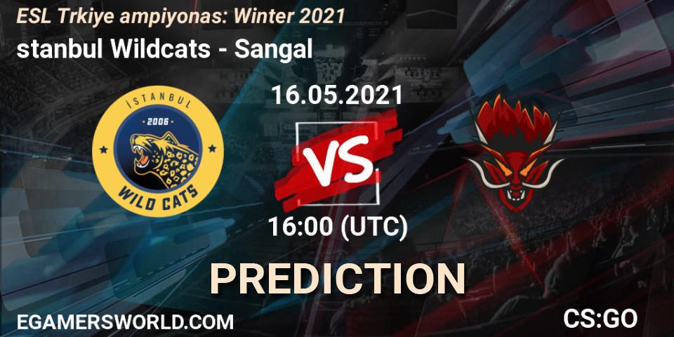Prognoza İstanbul Wildcats - Sangal. 16.05.2021 at 16:00, Counter-Strike (CS2), ESL Türkiye Şampiyonası: Winter 2021