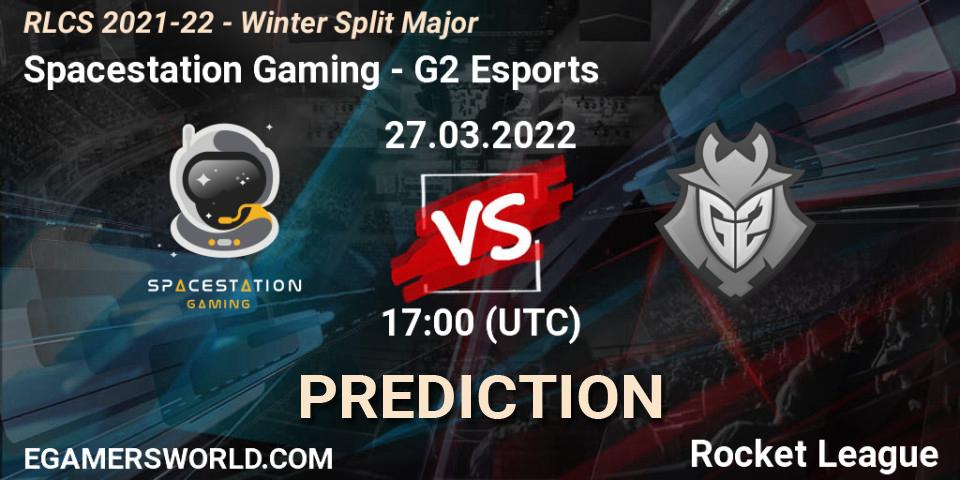 Prognoza Spacestation Gaming - G2 Esports. 27.03.2022 at 17:00, Rocket League, RLCS 2021-22 - Winter Split Major