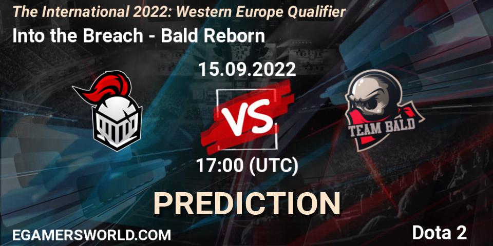 Prognoza Into the Breach - Bald Reborn. 15.09.22, Dota 2, The International 2022: Western Europe Qualifier