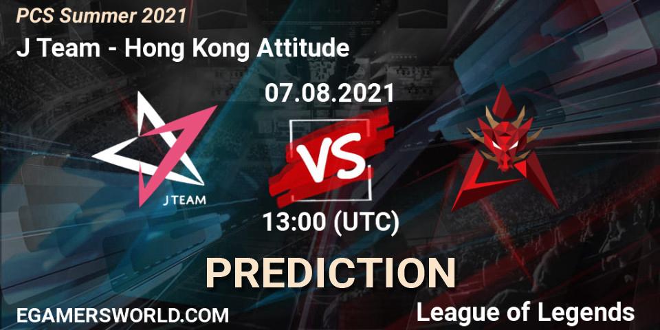 Prognoza J Team - Hong Kong Attitude. 07.08.21, LoL, PCS Summer 2021