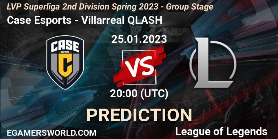 Prognoza Case Esports - Villarreal QLASH. 25.01.2023 at 20:00, LoL, LVP Superliga 2nd Division Spring 2023 - Group Stage