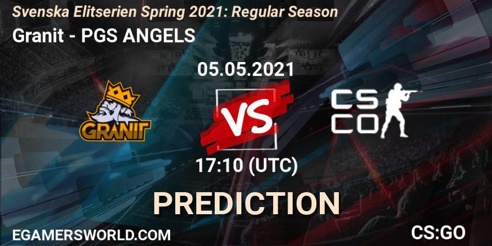 Prognoza Granit - PGS ANGELS. 06.05.2021 at 17:10, Counter-Strike (CS2), Svenska Elitserien Spring 2021: Regular Season
