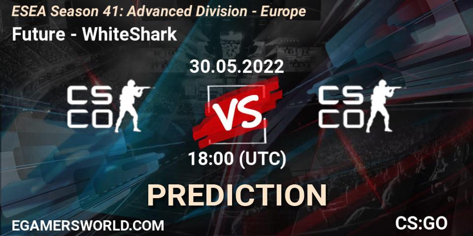Prognoza Future - WhiteShark. 30.05.2022 at 18:00, Counter-Strike (CS2), ESEA Season 41: Advanced Division - Europe