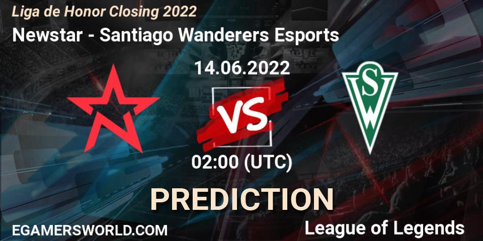 Prognoza Newstar - Santiago Wanderers Esports. 14.06.2022 at 02:00, LoL, Liga de Honor Closing 2022