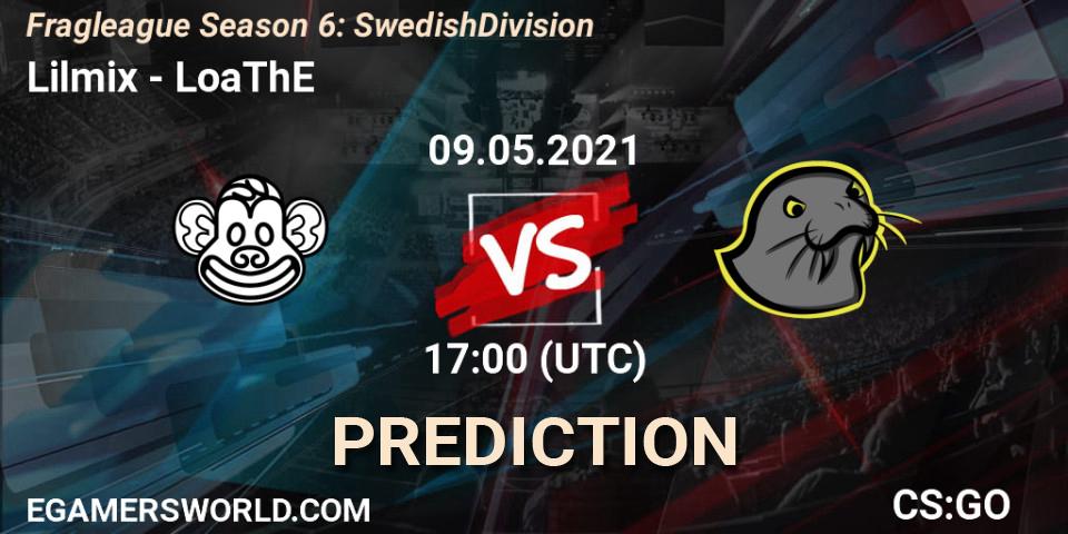 Prognoza Lilmix - LoaThE. 10.05.2021 at 17:00, Counter-Strike (CS2), Fragleague Season 6: Swedish Division