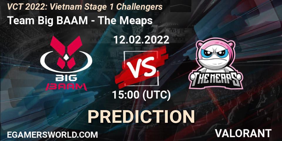Prognoza Team Big BAAM - The Meaps. 12.02.2022 at 15:30, VALORANT, VCT 2022: Vietnam Stage 1 Challengers