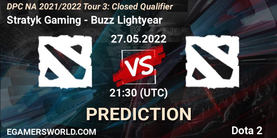 Prognoza Stratyk Gaming - Buzz Lightyear. 27.05.2022 at 21:38, Dota 2, DPC NA 2021/2022 Tour 3: Closed Qualifier