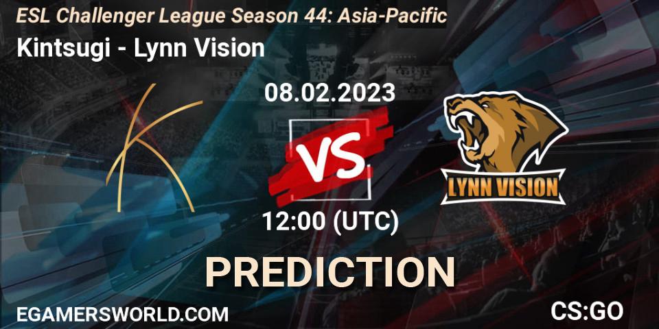 Prognoza Kintsugi - Lynn Vision. 08.02.23, CS2 (CS:GO), ESL Challenger League Season 44: Asia-Pacific