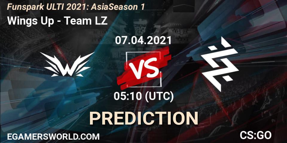 Prognoza Wings Up - Team LZ. 07.04.2021 at 05:10, Counter-Strike (CS2), Funspark ULTI 2021: Asia Season 1