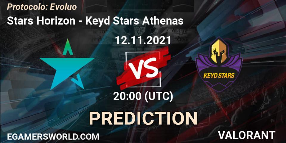 Prognoza Stars Horizon - Keyd Stars Athenas. 12.11.2021 at 20:00, VALORANT, Protocolo: Evolução