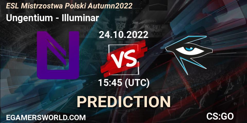 Prognoza Ungentium - Illuminar. 24.10.2022 at 15:45, Counter-Strike (CS2), ESL Mistrzostwa Polski Autumn 2022