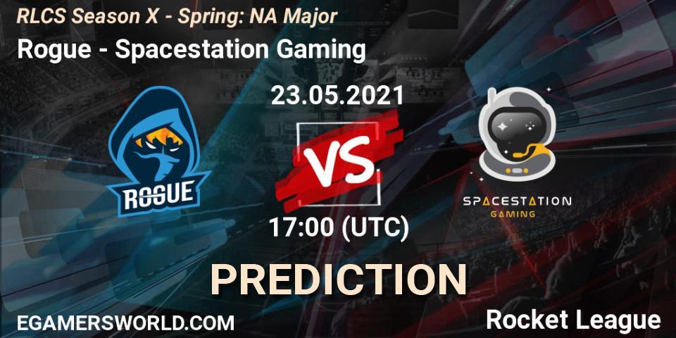 Prognoza Rogue - Spacestation Gaming. 23.05.2021 at 17:00, Rocket League, RLCS Season X - Spring: NA Major