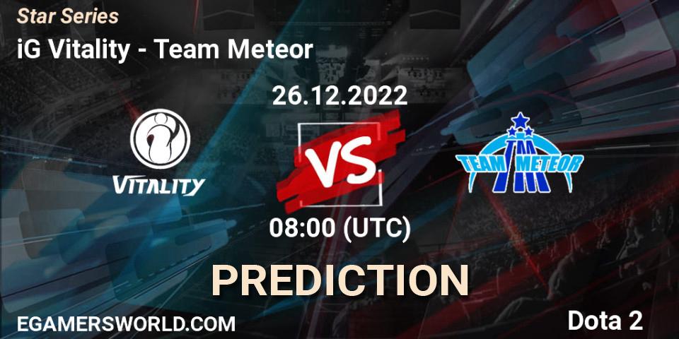 Prognoza iG Vitality - Team Meteor. 23.12.22, Dota 2, Star Series