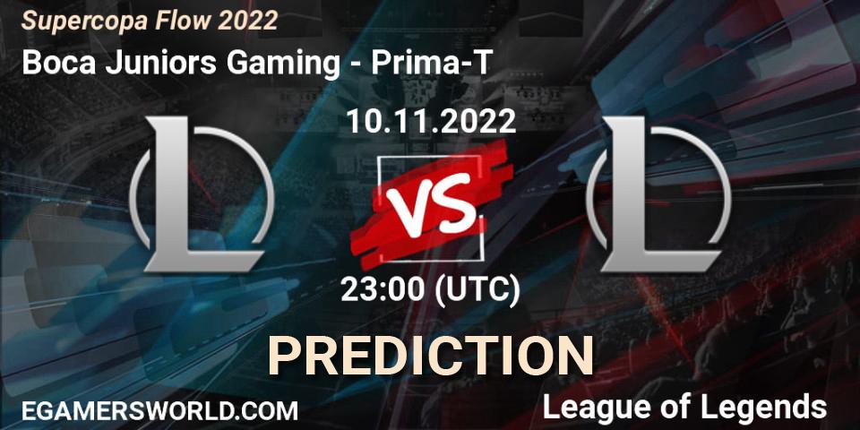 Prognoza Boca Juniors Gaming - Prima-T. 10.11.22, LoL, Supercopa Flow 2022