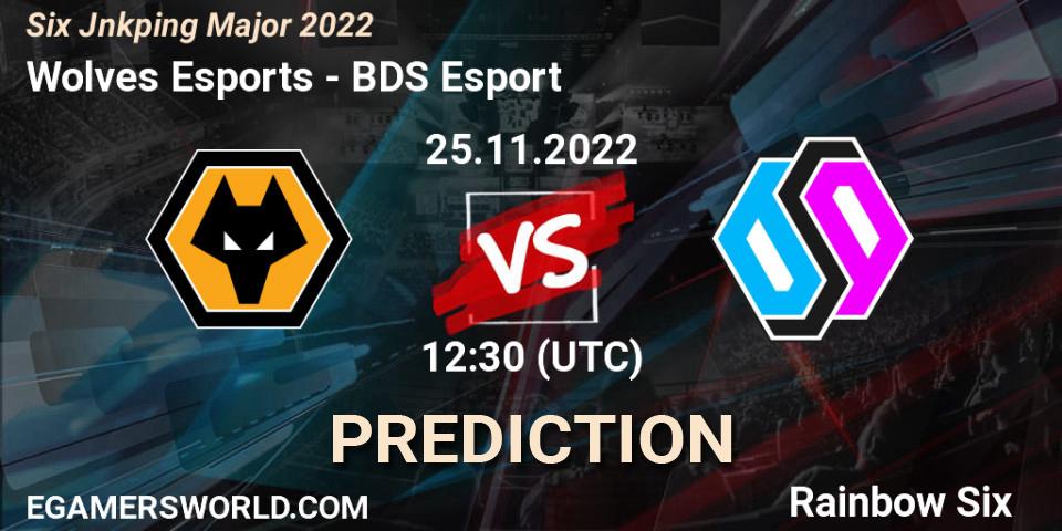 Prognoza Wolves Esports - BDS Esport. 25.11.2022 at 14:30, Rainbow Six, Six Jönköping Major 2022