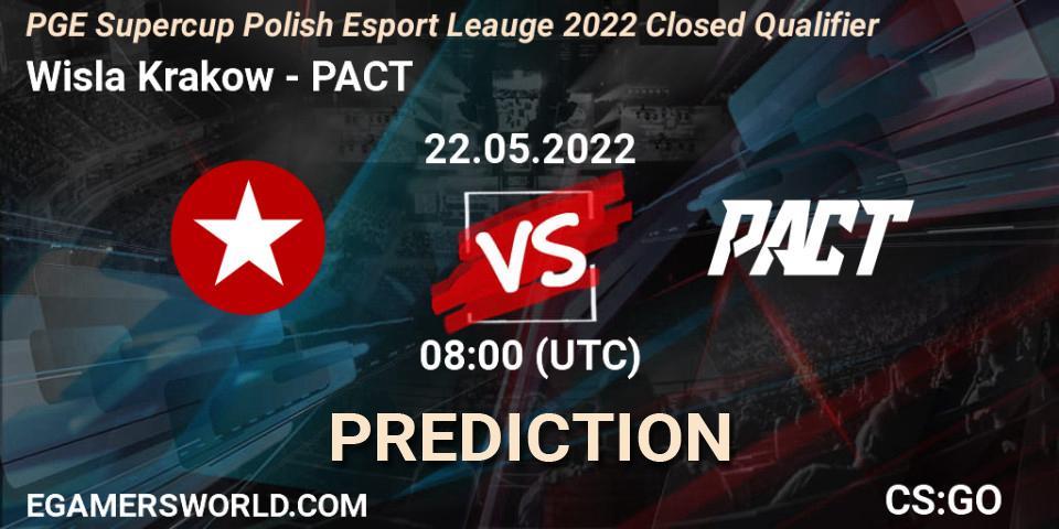 Prognoza Wisla Krakow - PACT. 22.05.2022 at 11:45, Counter-Strike (CS2), PGE Supercup Polish Esport Leauge 2022 Closed Qualifier