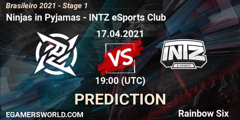Prognoza Ninjas in Pyjamas - INTZ eSports Club. 17.04.21, Rainbow Six, Brasileirão 2021 - Stage 1
