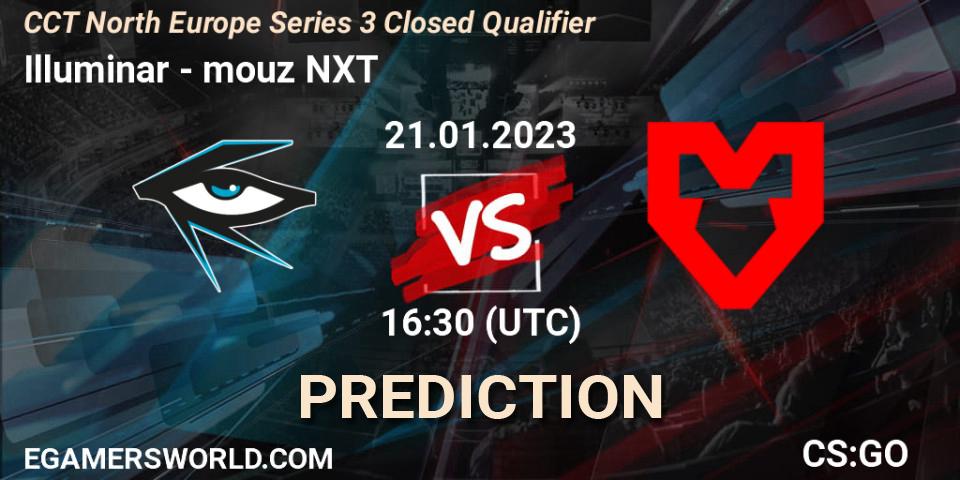 Prognoza Illuminar - mouz NXT. 21.01.2023 at 16:30, Counter-Strike (CS2), CCT North Europe Series 3 Closed Qualifier