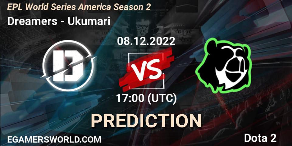 Prognoza Dreamers - Ukumari. 08.12.22, Dota 2, EPL World Series America Season 2