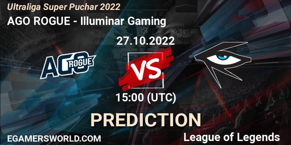 Prognoza AGO ROGUE - Illuminar Gaming. 27.10.2022 at 18:00, LoL, Ultraliga Super Puchar 2022