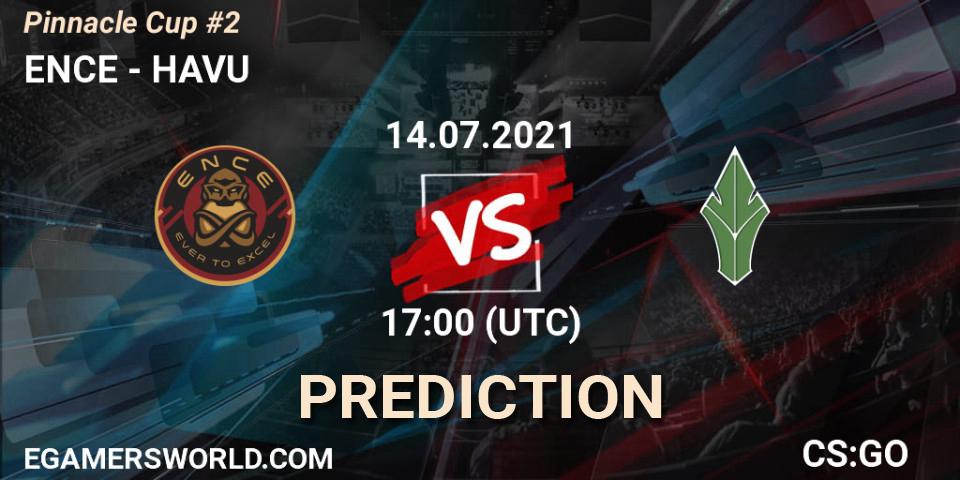 Prognoza ENCE - HAVU. 14.07.2021 at 17:40, Counter-Strike (CS2), Pinnacle Cup #2