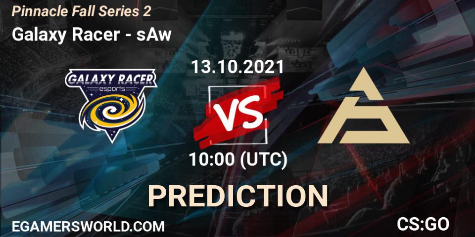 Prognoza Galaxy Racer - sAw. 13.10.2021 at 10:05, Counter-Strike (CS2), Pinnacle Fall Series #2