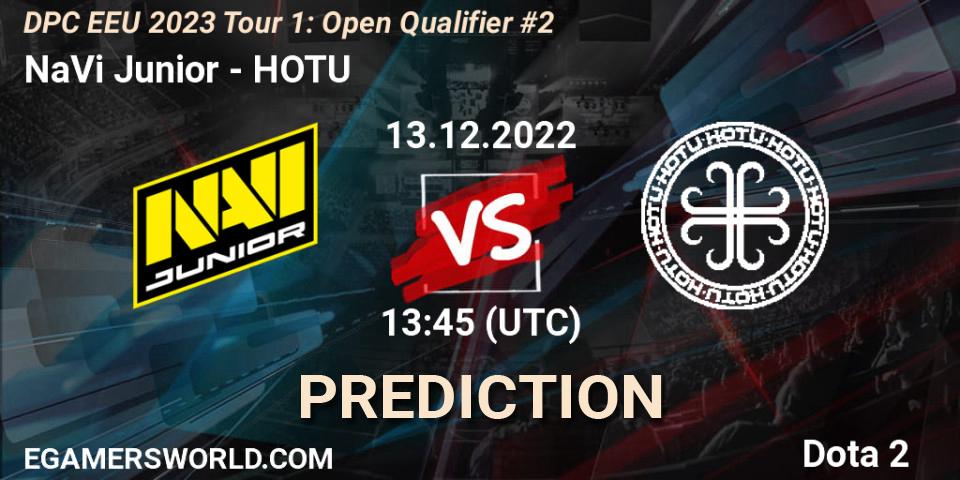 Prognoza NaVi Junior - HOTU. 13.12.2022 at 13:45, Dota 2, DPC EEU 2023 Tour 1: Open Qualifier #2