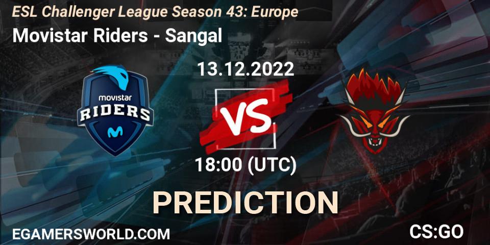 Prognoza Movistar Riders - Sangal. 13.12.22, CS2 (CS:GO), ESL Challenger League Season 43: Europe