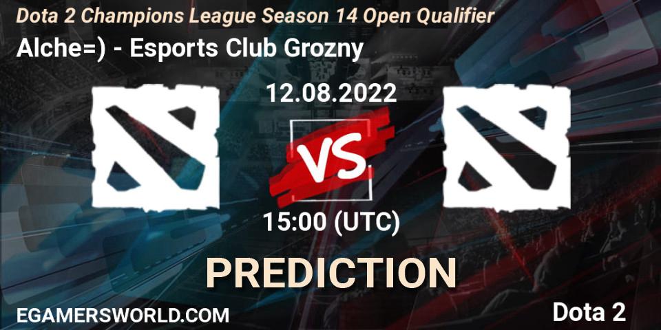Prognoza Alche=) - Esports Club Grozny. 12.08.2022 at 15:00, Dota 2, Dota 2 Champions League Season 14 Open Qualifier
