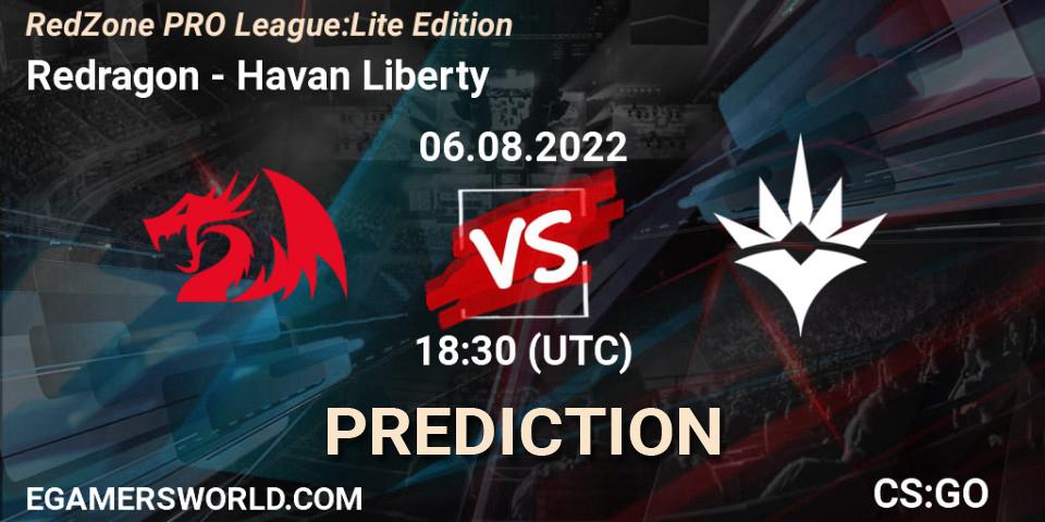 Prognoza Redragon - The Union. 06.08.2022 at 18:30, Counter-Strike (CS2), RedZone PRO League: Lite Edition