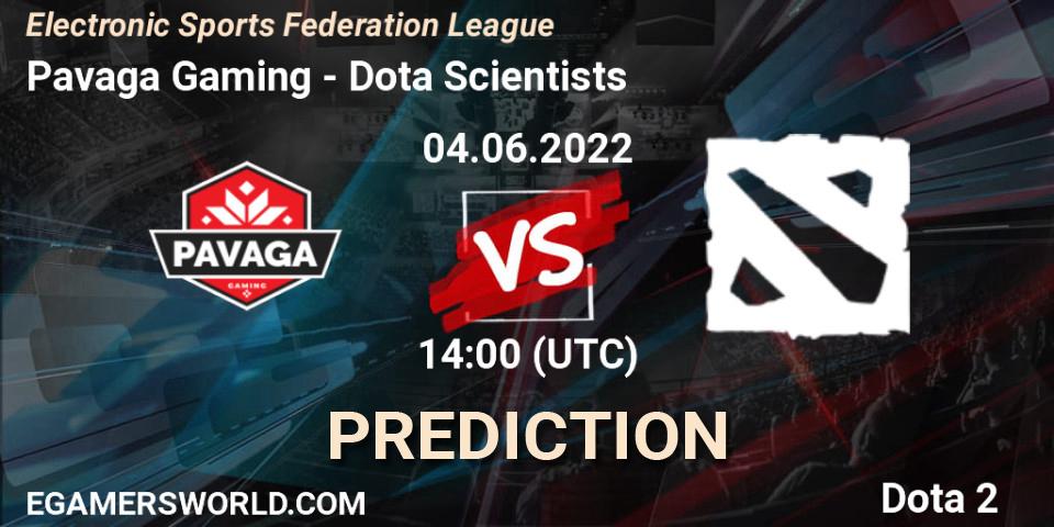 Prognoza Pavaga Gaming - Dota Scientists. 04.06.2022 at 15:07, Dota 2, Electronic Sports Federation League