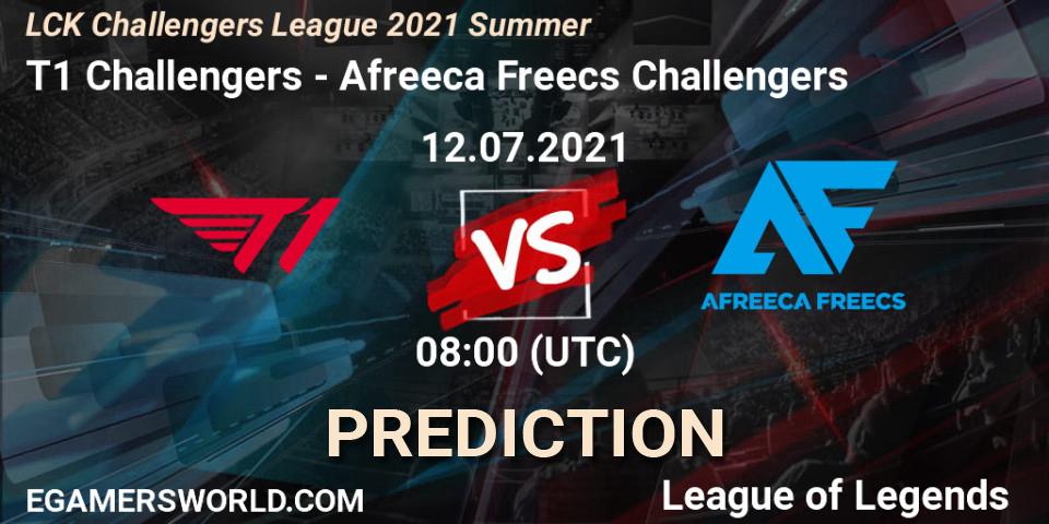 Prognoza T1 Challengers - Afreeca Freecs Challengers. 12.07.2021 at 08:00, LoL, LCK Challengers League 2021 Summer