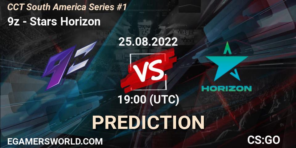 Prognoza 9z - Stars Horizon. 25.08.2022 at 18:35, Counter-Strike (CS2), CCT South America Series #1
