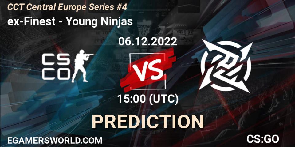 Prognoza ex-Finest - Young Ninjas. 06.12.22, CS2 (CS:GO), CCT Central Europe Series #4
