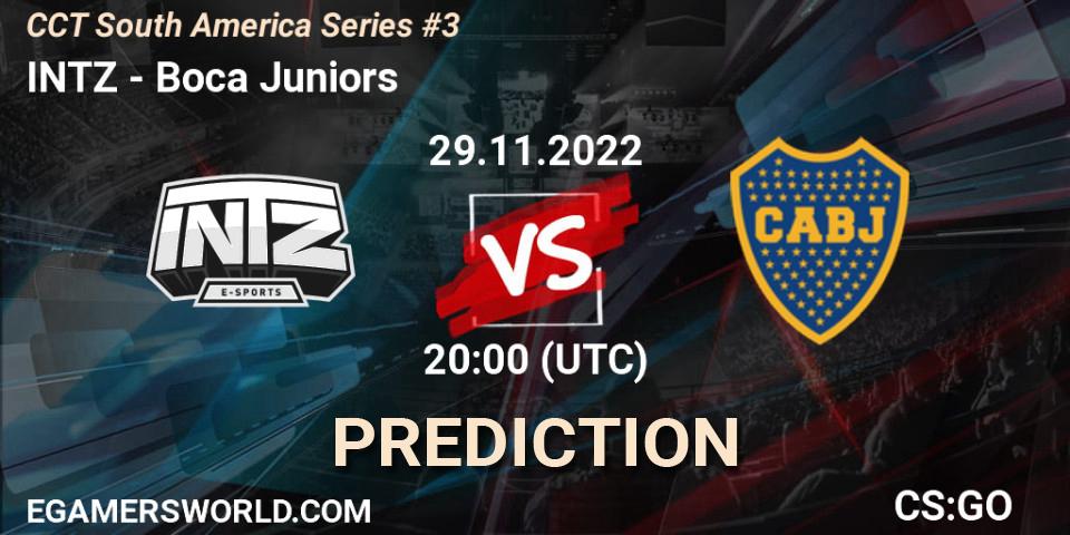 Prognoza INTZ - Boca Juniors. 29.11.22, CS2 (CS:GO), CCT South America Series #3