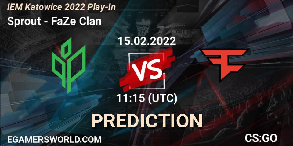 Prognoza Sprout - FaZe Clan. 15.02.2022 at 11:20, Counter-Strike (CS2), IEM Katowice 2022 Play-In