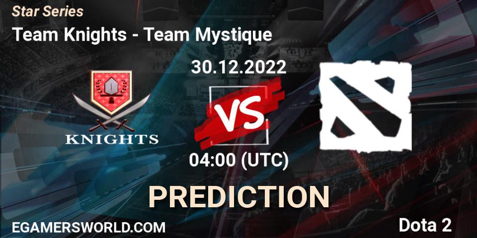 Prognoza Team Knights - Team Mystique. 30.12.22, Dota 2, Star Series