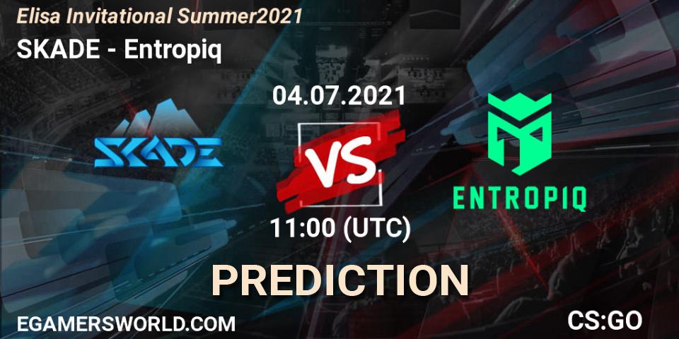 Prognoza SKADE - Entropiq. 04.07.2021 at 11:00, Counter-Strike (CS2), Elisa Invitational Summer 2021