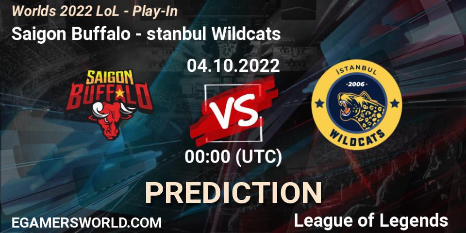 Prognoza Saigon Buffalo - İstanbul Wildcats. 30.09.2022 at 04:00, LoL, Worlds 2022 LoL - Play-In