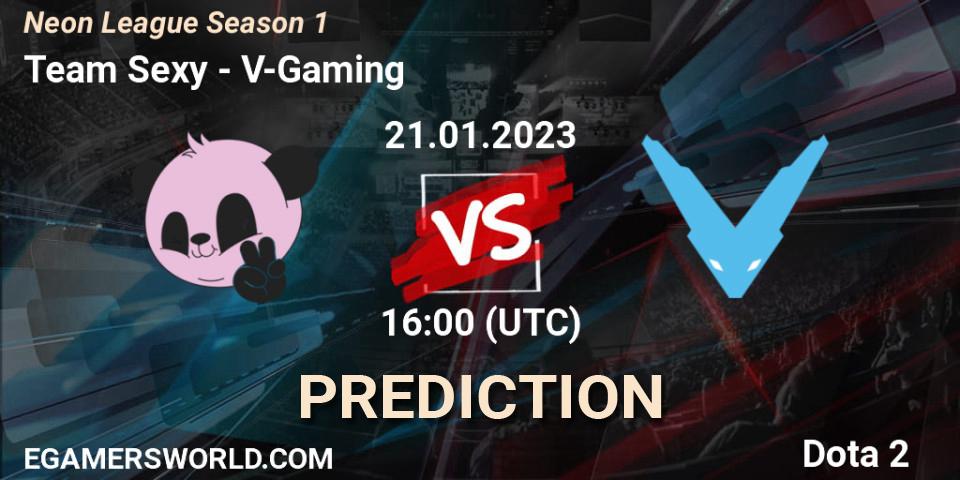Prognoza Team Sexy - V-Gaming. 21.01.2023 at 16:19, Dota 2, Neon League Season 1