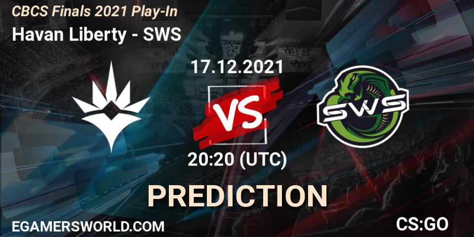 Prognoza Havan Liberty - SWS. 17.12.2021 at 20:20, Counter-Strike (CS2), CBCS Finals 2021 Play-In