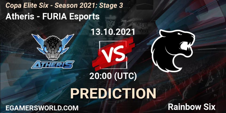 Prognoza Atheris - FURIA Esports. 13.10.2021 at 20:00, Rainbow Six, Copa Elite Six - Season 2021: Stage 3