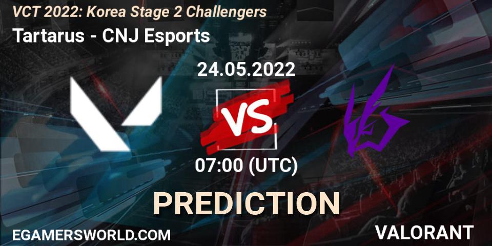 Prognoza Tartarus - CNJ Esports. 24.05.2022 at 07:00, VALORANT, VCT 2022: Korea Stage 2 Challengers