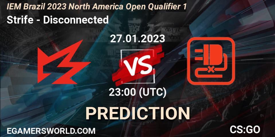 Prognoza Strife - Disconnected. 27.01.23, CS2 (CS:GO), IEM Brazil Rio 2023 North America Open Qualifier 1